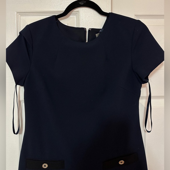 Tommy Hilfiger Navy/Indigo Sleeveless Mini Sheath Dress Size 8 - Picture 4 of 8